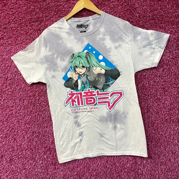 Hatsune Miku Graphic Design Tie Dye T-Shirt S/M - Picture 3 of 4
